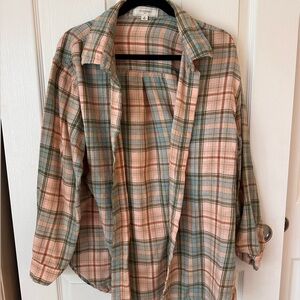 Plaid Flannel- Size M